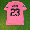 Arturo Vidal Number #23 Juventus Pink 2012 2013 Season Retro Jersey Soccer Shirt Arturo Vidal Number #23 Juventus Pink 2012 2013 Season Retro Jersey Soccer Shirt