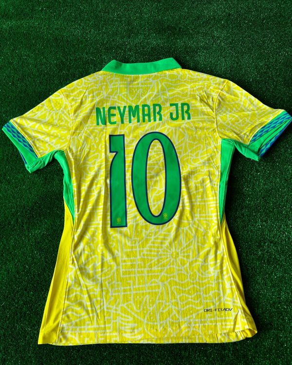 Neymar Jr. Number #10 Brazil Football Jersey