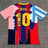 Lionel Messi Number #10 GOAT Combo All Teams Special Jersey Trikot Maillot Soccer Shirt