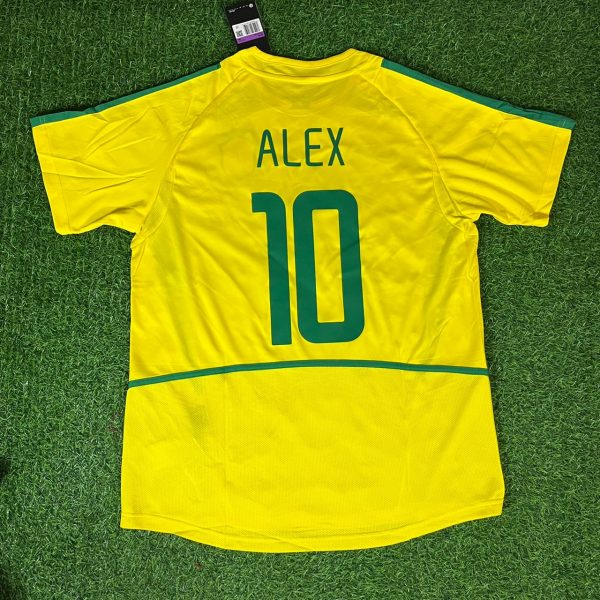 Alex de Souza Number #10 Fenerbahce Legend Brazil Retro Football Jersey Formasi Trikot Soccer Shirt