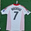 Andriy Shevchenko Number #7 AC Milan 2003 Champions League Final Old Trafford White Retro Jersey Maglia Maillot Andriy Shevchenko Number #7 AC Milan 2003 Champions League Final Old Trafford White Retro Jersey Maglia Maillot