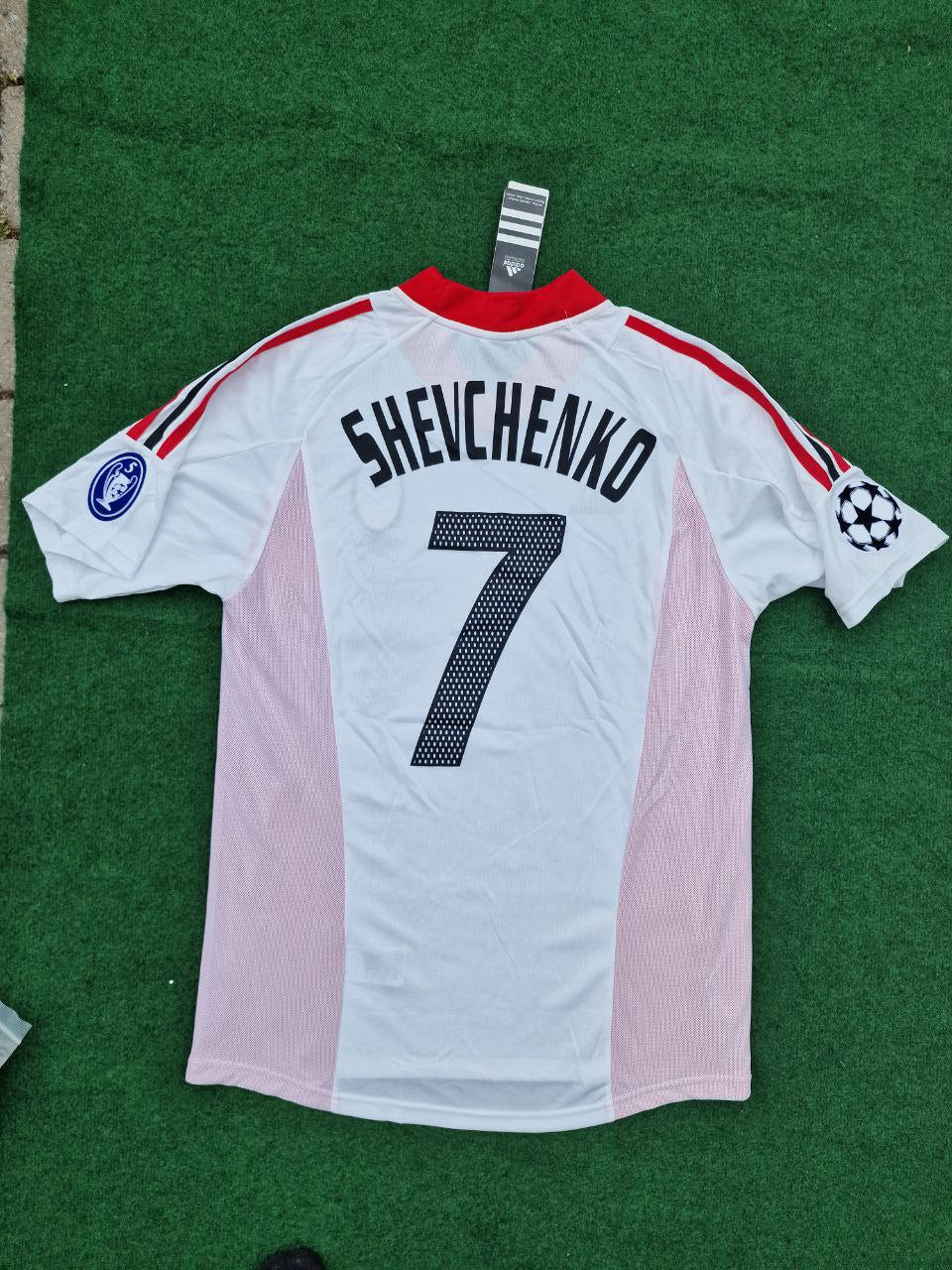 Andriy_Shevchenko_AC_Milan_2003_Champions_League_Final_Old_Trafford_White_Retro_Jersey Andriy Shevchenko Number #7 AC Milan 2003 Champions League Final Old Trafford White Retro Jersey Maglia Maillot