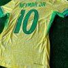 Neymar Jr. Number #10 Brazil Football Jersey Neymar Jr. Number #10 Brazil Football Jersey