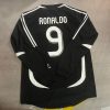 Ronaldo Nazario R9 Number #9 Real Madrid 2006-2007 Black Long Sleeve Soccer Jersey Soccer Shirt Ronaldo Nazario R9 Number #9 Real Madrid 2006-2007 Black Long Sleeve Soccer Jersey Soccer Shirt