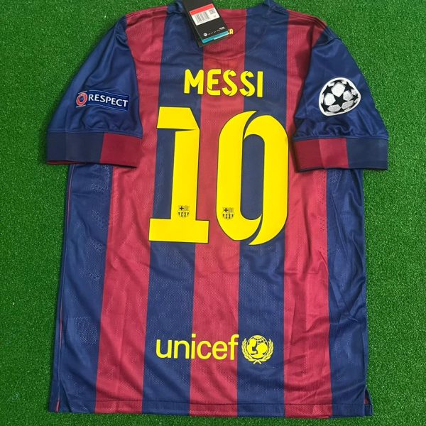 Lionel Messi Number #10 Barcelona 2015 Final Berlin Champions League Jersey Trikot
