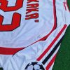 Kaká Leite Milan Number #22 2007 Final Athene Champions League Final White Retro Football Jersey