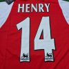 Thierry Henry Number #14 - Arsenal o2 2002/03 Home Retro Kit Jersey Trikot Maillot Soccer Thierry Henry Number #14 - Arsenal o2 2002/03 Home Retro Kit Jersey Trikot Maillot Soccer