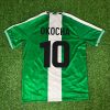Jay-Jay Okocha Number #10 - Nigeria 1994 1996 Retro Kit Jersey Maillot Trikot Soccer Shirt