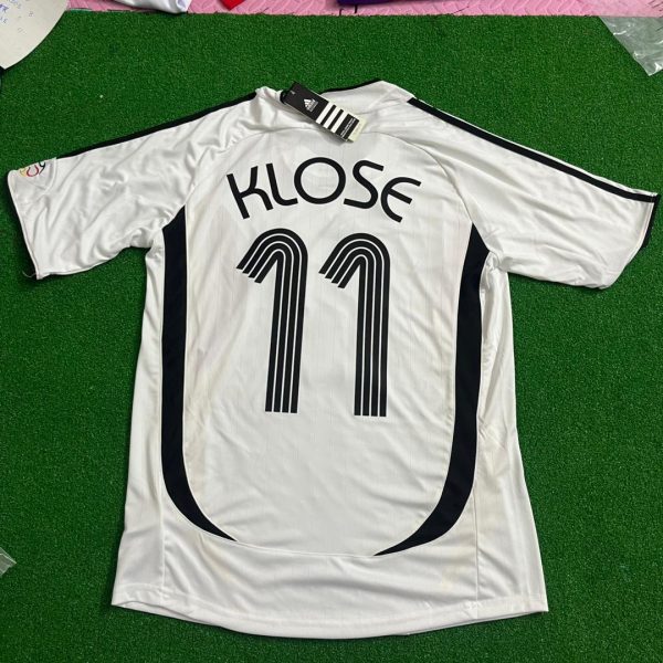 Miroslav Klose Number #11 Germany Deutschland 2006 World Cup White Retro Soccer Jersey Trikot Maillot Soccer Shirt