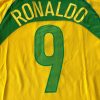 Ronaldo Nazario Number #9 Brazil 2004-2006 Retro Jersey Trikot Ronaldo Nazario Number #9 Brazil 2004-2006 Retro Jersey Trikot