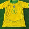 Ronaldo Nazario Number #9 Brazil 2004-2006 Retro Jersey Trikot Ronaldo Nazario Number #9 Brazil 2004-2006 Retro Jersey Trikot