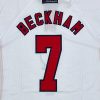 David Beckham Number #7 England 1998 World Cup Retro Jersey David Beckham Number #7 England 1998 World Cup Retro Jersey