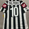Alessandro Del Piero Number #10 Juventus 2001 2002 Season Retro Jersey