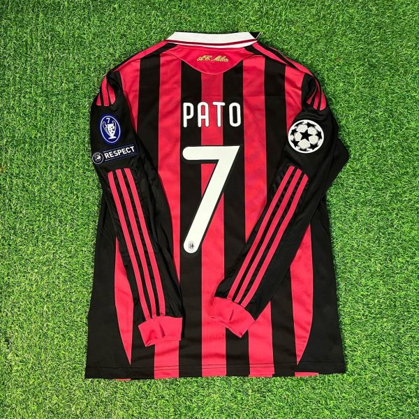 Alexandre Pato Number #7 - Milan 2009/2010 Red Black Home Retro Jersey Trikot