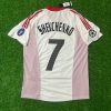 Andriy Shevchenko Number #7 AC Milan 2003 Champions League Final Old Trafford White Retro Jersey Maglia Maillot