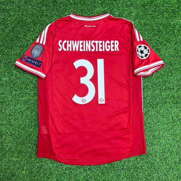 Bastian Schweinsteiger Number #31 Bayern Munich 2013 Champions League Final Jersey Trikot