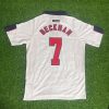 David Beckham Number #7 England 1998 World Cup Retro Jersey