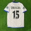 Didier Drogba Number #15 Chelsea Away 2004 Retro Football Jersey