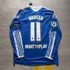Didier Drogba Number #11 Chelsea Champhions League 2012 Munich Final Retro Long Sleeve Jersey Didier Drogba Number #11 Chelsea Champhions League 2012 Munich Final Retro Long Sleeve Jersey