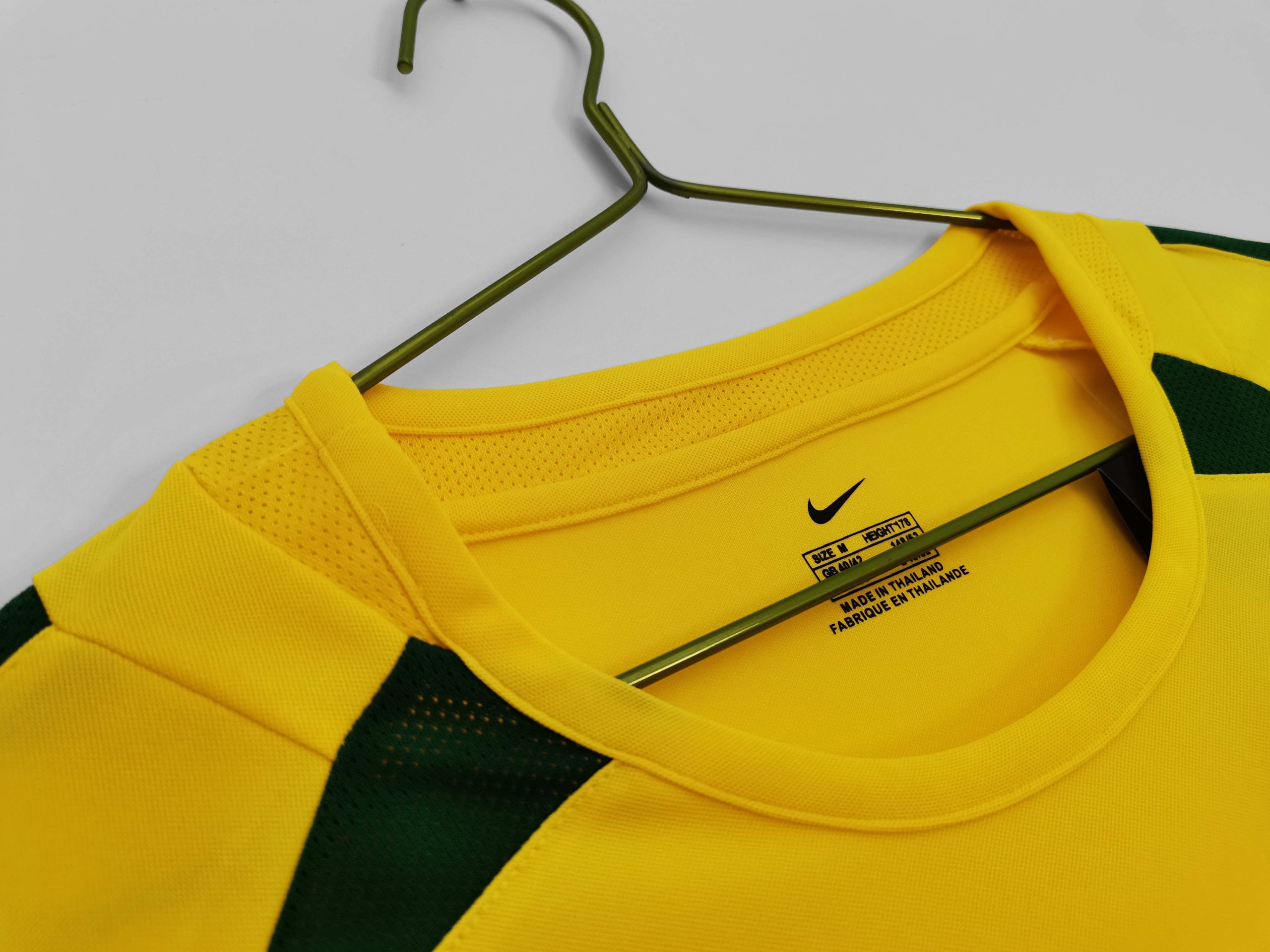 f182cad1 Roberto Carlos Number #6 Brazil 2002 World Cup Retro Jersey Trikot Soccer Shirt