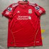Fernando Torres Number #9 Liverpool 2010 2011 Season Red Retro Jersey