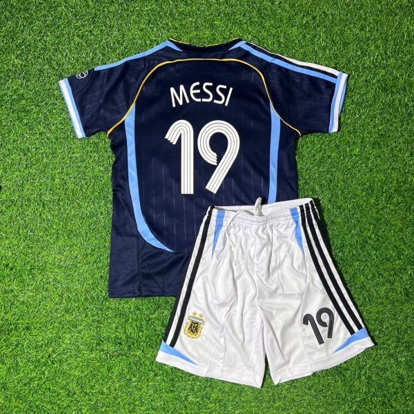 Lionel Messi Number #19 Argentina 2006 World Cup Soccer Jersey Trikot Soccer Shirt