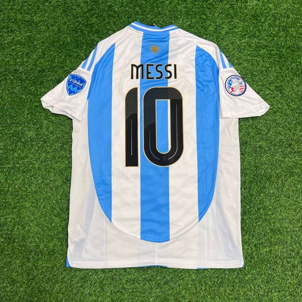 Lionel Messi Number #10 Argentina Copa America 2024 Home Jersey Maillot Trikot Maglia