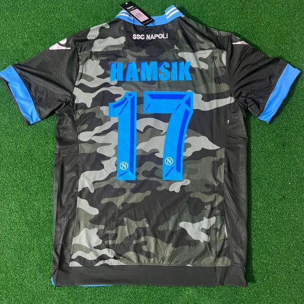 Marek Hamsik Number #17 – Napoli 2013-14 Retro Kit Jersey Trikot Maillot Soccer Shirt