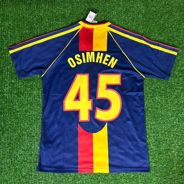 Victor Osimhen Number #45 – Galatasaray 2000 UEFA Retro Kit Jersey – | Trikot | Maillot | Forma