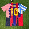 Lionel Messi Number #10 GOAT Combo All Teams Special Jersey Trikot Maillot Soccer Shirt