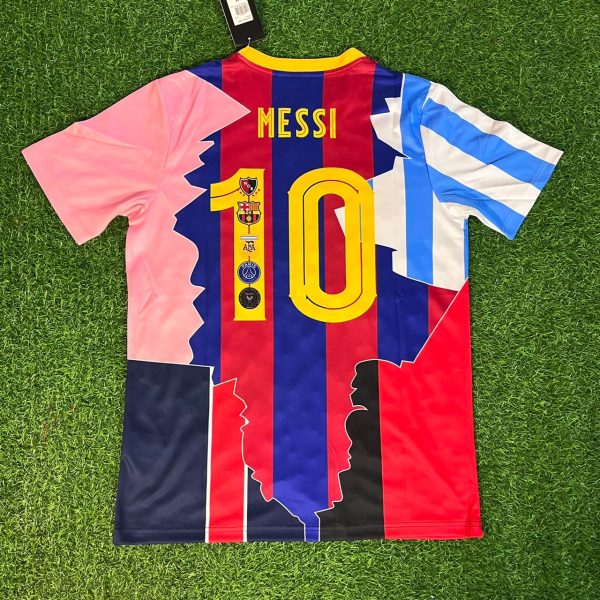 Lionel Messi Number #10 GOAT Combo All Teams Special Jersey Trikot Maillot Soccer Shirt