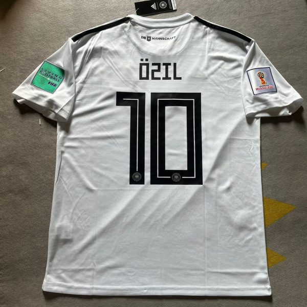 Mesut Ozil Number #10 Germany Deutschland 2018 World Cup Retro Jersey Trikot