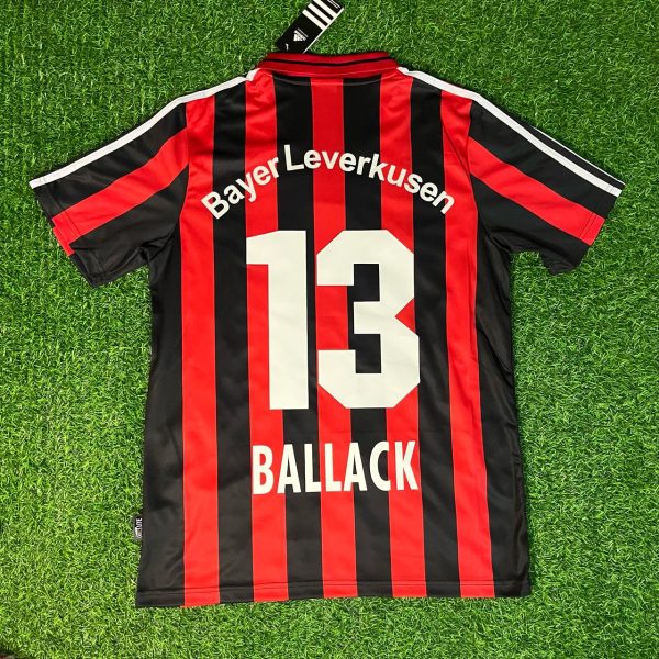 Michael Ballack Number #13 Bayer 04 Leverkusen 2001-2002 Heimtrikot | Retro Kit | Trikot Soccer Shirt