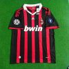 Ronaldinho Gaúcho Number #80 - AC Milan 2009 2010 Red Black Kit Jersey Trikot Maillot Ronaldinho Gaúcho Number #80 - AC Milan 2009 2010 Red Black Kit Jersey Trikot Maillot