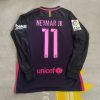 Neymar Jr Number #11 Barcelona 14/15 Retro Pink Printing Long Sleeve Jersey Maillot Trikot Maglia