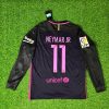 Neymar Jr Number #11 Barcelona 14/15 Retro Pink Printing Long Sleeve Jersey Maillot Trikot Maglia