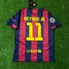 Neymar JR. Number #11 Barcelona 2014/15 Champions League Final Berlin Retro Jersey Trikot Neymar JR. Number #11 Barcelona 2014/15 Champions League Final Berlin Retro Jersey Trikot