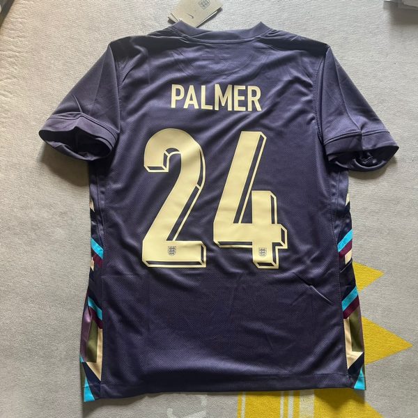 Cole Palmer Number #24 England Retro Jersey