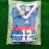 Thierry Henry Number #12 France 1998 World Cup Retro Football Jersey
