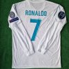 Cristiano Ronaldo Number #7 - Madrid 2018 Final Long Sleeve Jersey Trikot Maillot Soccer Shirt Cristiano Ronaldo Number #7 - Madrid 2018 Final Long Sleeve Jersey Trikot Maillot Soccer Shirt