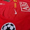 Cristiano Ronaldo Number #7 Manchester United 2008 Champions Leage Final Moscow Retro Long Sleeve Jersey