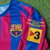 Ronaldinho Gaucho Number #10 Barcelona 2006 Final Retro Long Sleeve Football Jersey Ronaldinho Gaucho Number #10 Barcelona 2006 Final Retro Long Sleeve Football Jersey