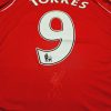 Fernando Torres Number #9 Liverpool 2007 2008 Season Champions League Red Retro Football Jersey