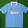 Diego Armando Maradona Number #10 - Napoli 1986 1987 Retro Football Jersey Trikot Maillot Maglia
