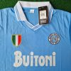 Diego Armando Maradona Number #10 - Napoli 1986 1987 Retro Football Jersey Trikot Maillot Maglia