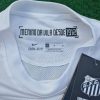 Neymar Jr Number #11 Santos FC White Retro Football Jersey Trikot