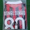 Ronaldinho Number #80 AC Milan 2010-2011 Season Retro Jersey Maillot Trikot Maglia Ronaldinho Number #80 AC Milan 2010-2011 Season Retro Jersey Maillot Trikot Maglia