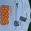 Neymar Jr Number #11 Santos FC White Retro Football Jersey Trikot
