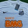 Neymar Jr Number #11 Santos FC White Retro Football Jersey Trikot