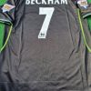 David Beckham Number #7 Manchester United 1998 1999 Black Retro Football Jersey David Beckham Number #7 Manchester United 1998 1999 Black Retro Football Jersey